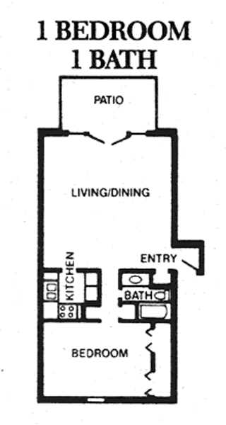 1 Bed 1 Bath