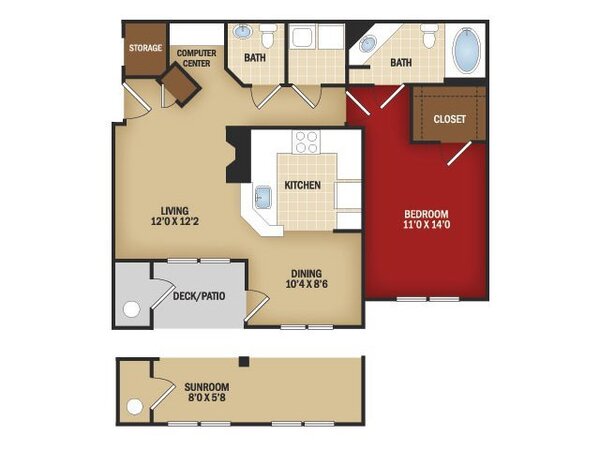 One Bedroom C
