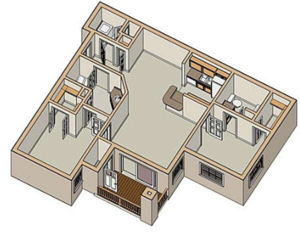 1 Bed 1 Bath