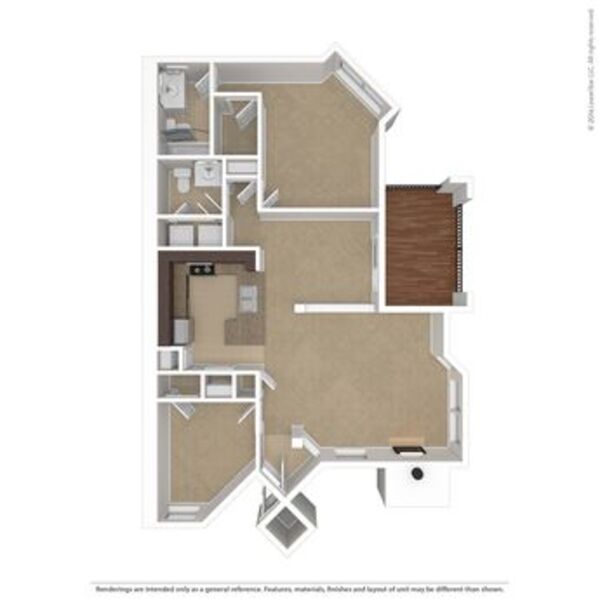 One Bedroom w/ Study - Renovated