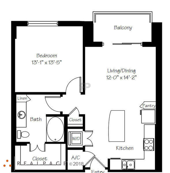1 Bed 1 Bath (A10)