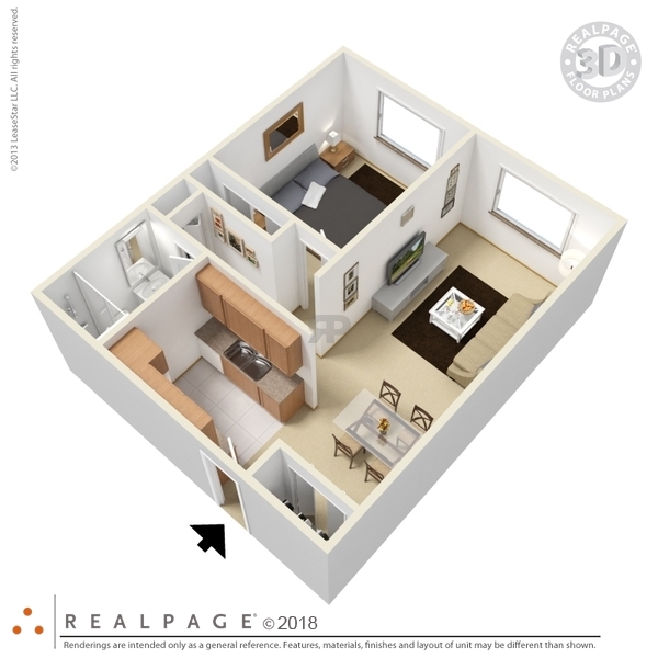 1 Bed 1 Bath