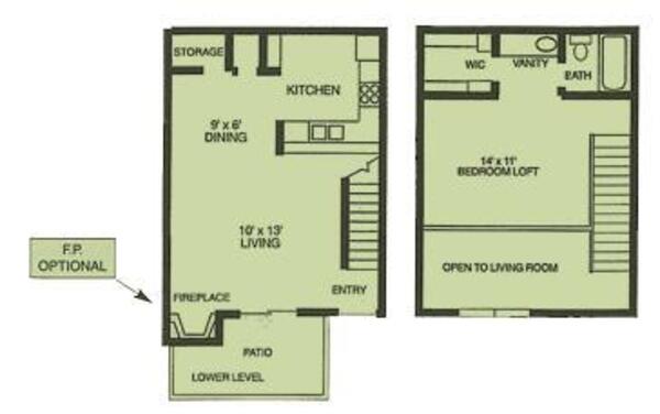 1BR LOFT