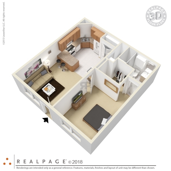 1 Bed 1 Bath