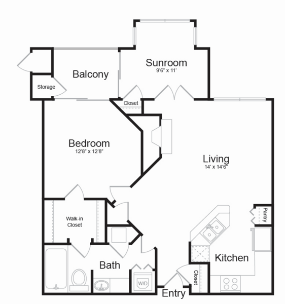 A4 - 1 Bed | 1 Bath