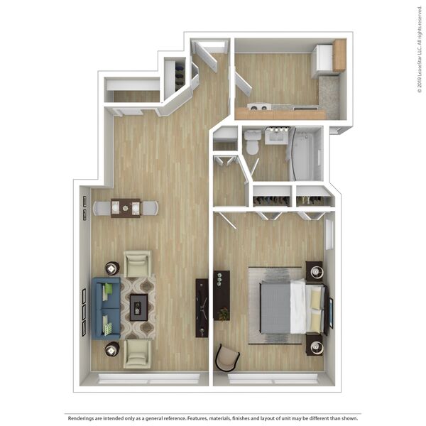 1 Bed 1 Bath