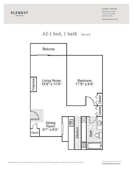 A2.R - 1 Bedroom Renovated