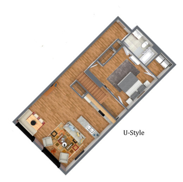 1 bed 1 bath Addition sq feet