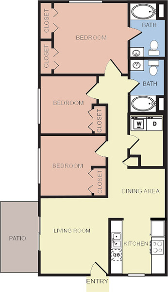 3 Bedroom Ranch