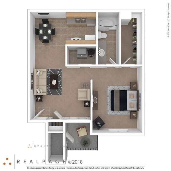 One Bedroom One Bath