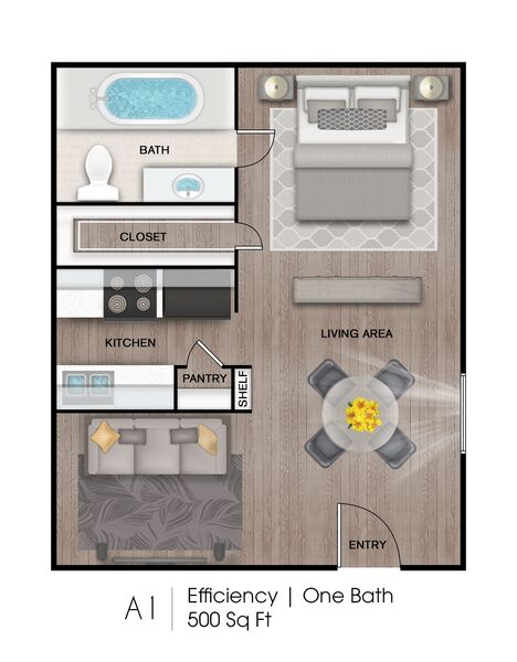 A1 500 Sq Ft