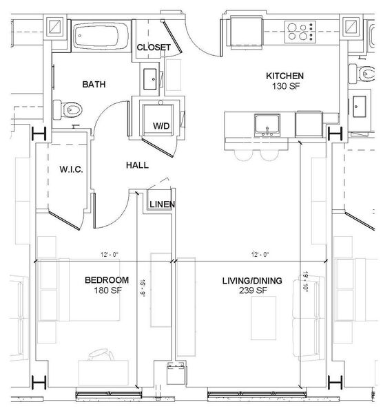 1Bed T04A