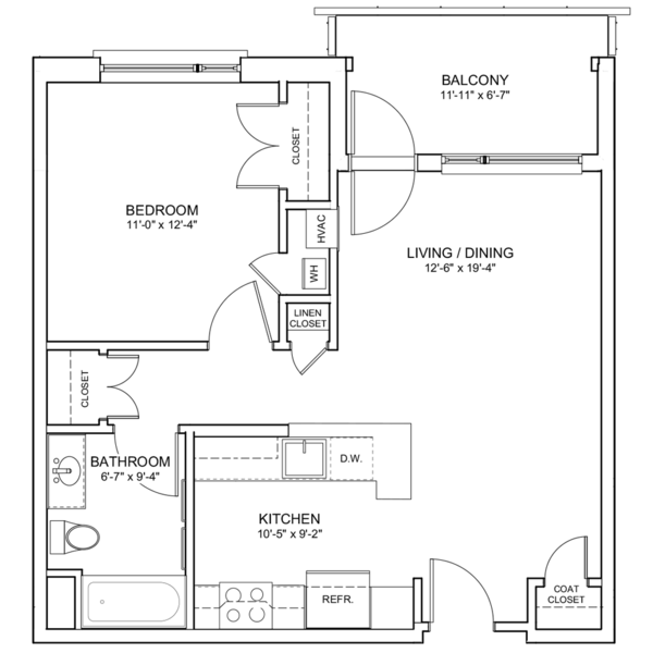 1 Bed