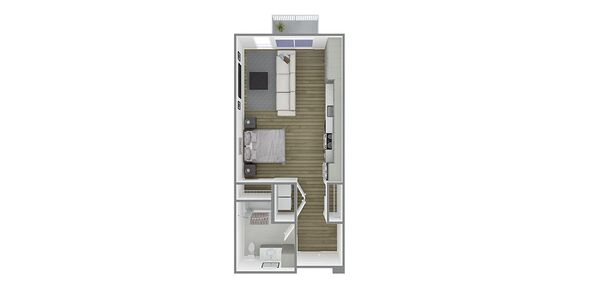 Studio Plan A/A Affordable