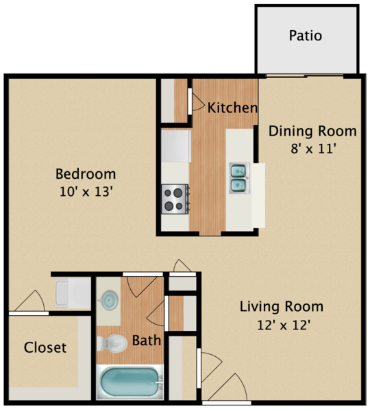 1 Bedroom A1