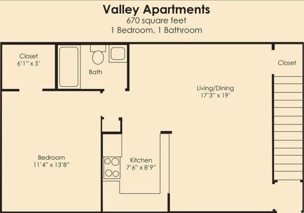 1 bedroom