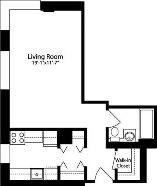 Plan P, floor 15