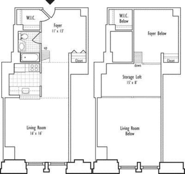 1 Bedroom E with Loft