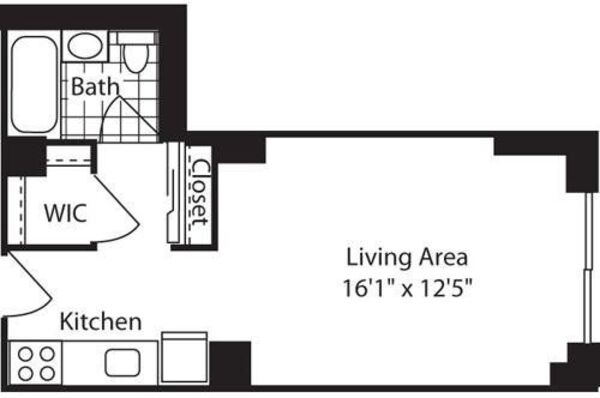 Studio-Res1 FLR 3-7