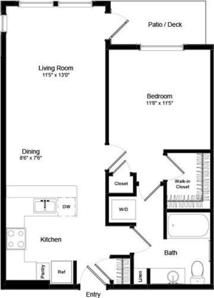 One Bed A-2 - Phase III
