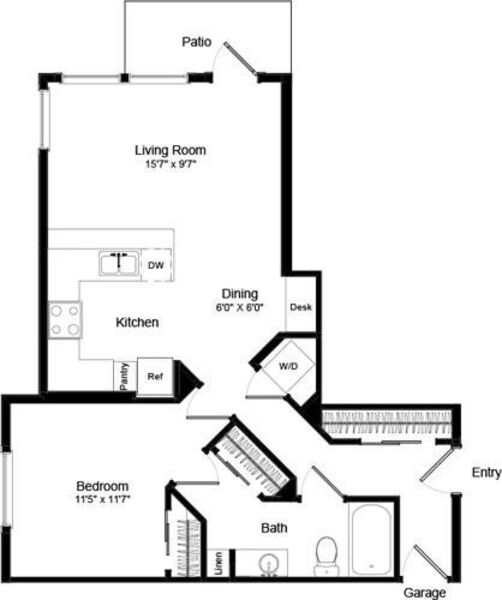 One Bed A-3 - Phase III