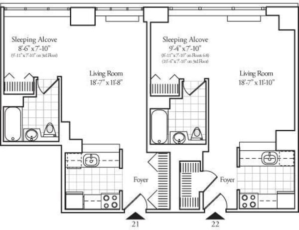 Residence 22 Floors 3-15