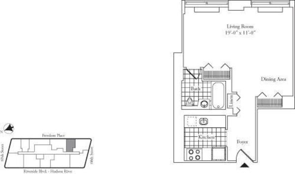 Residence F, floor 20