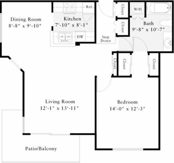 1 Bedroom C