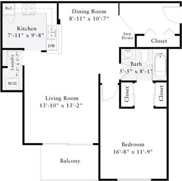 1 Bedroom D