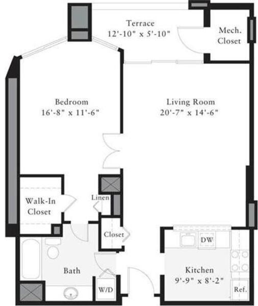 1 Bedroom C