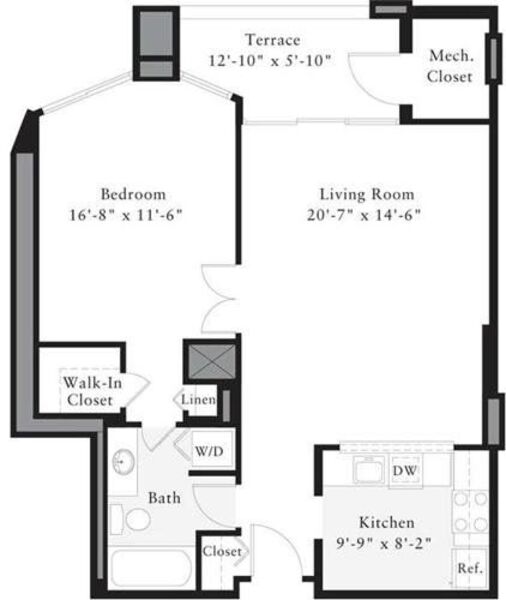 1 Bedroom D