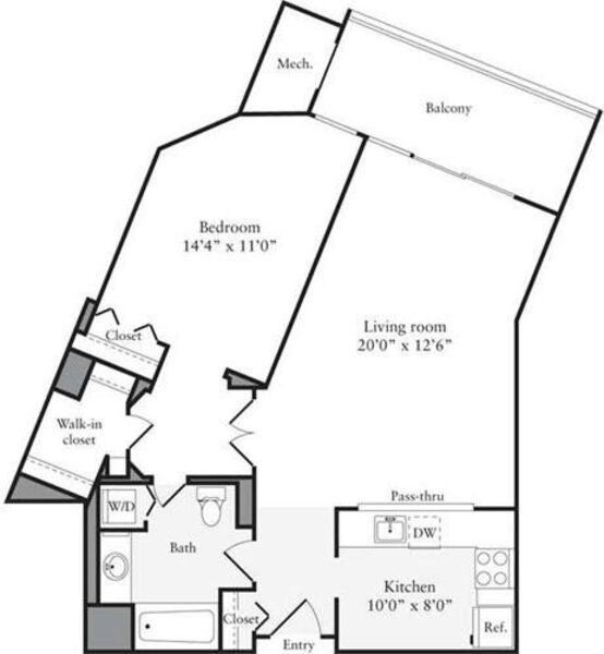 1 Bedroom P