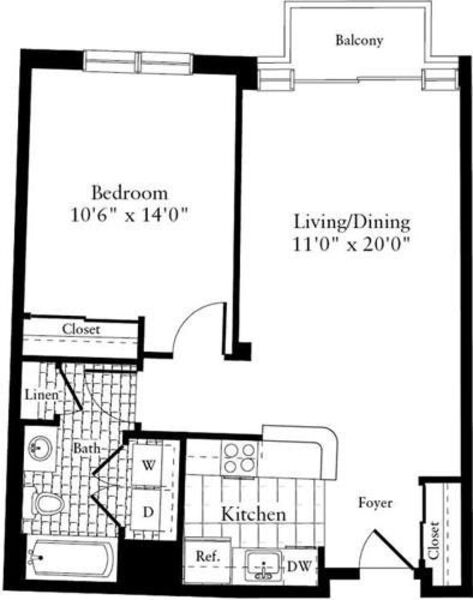 1 Bedroom A