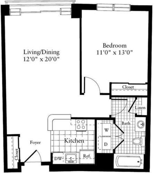 1 Bedroom C