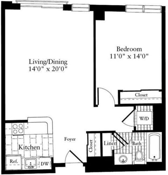 1 Bedroom E