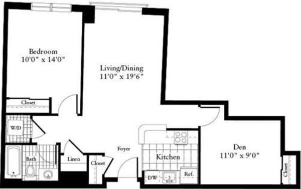 1 Bedroom J
