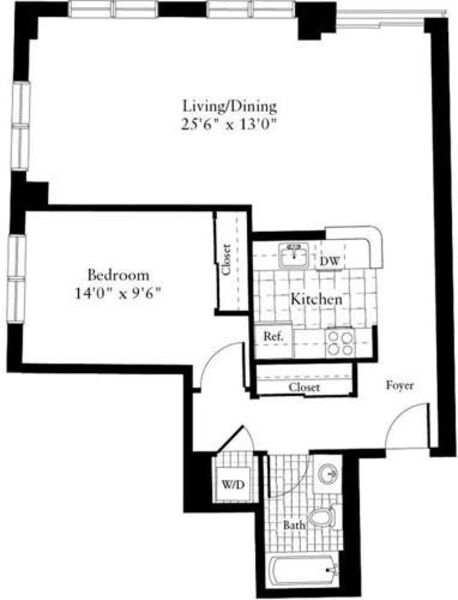 1 Bedroom L