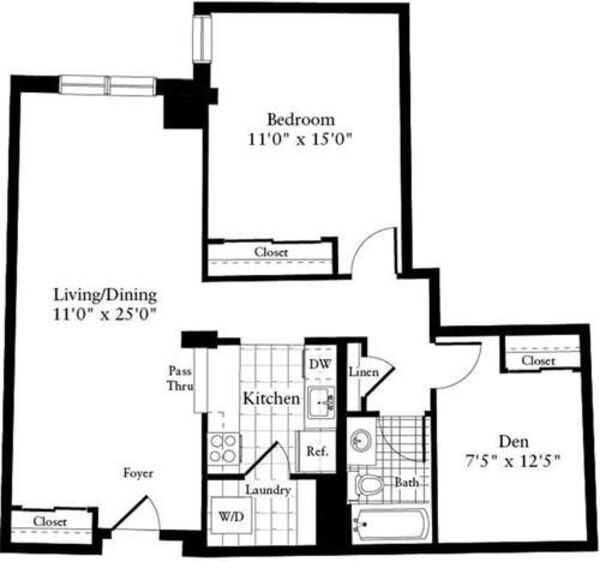 1 Bedroom O