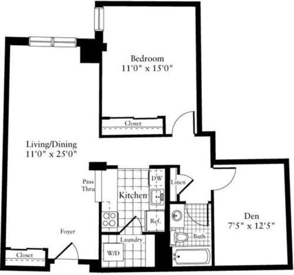 1 Bedroom P