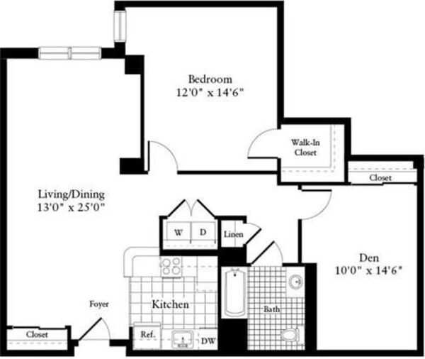 1 Bedroom U
