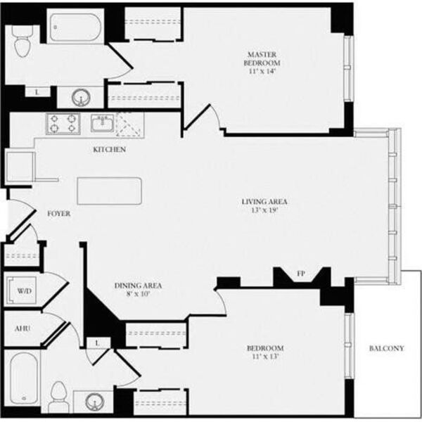 2 Bedrooms CC
