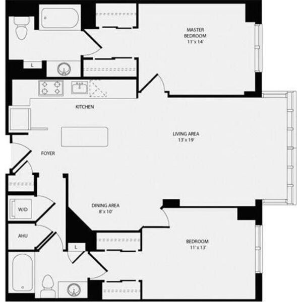 2 Bedrooms DD