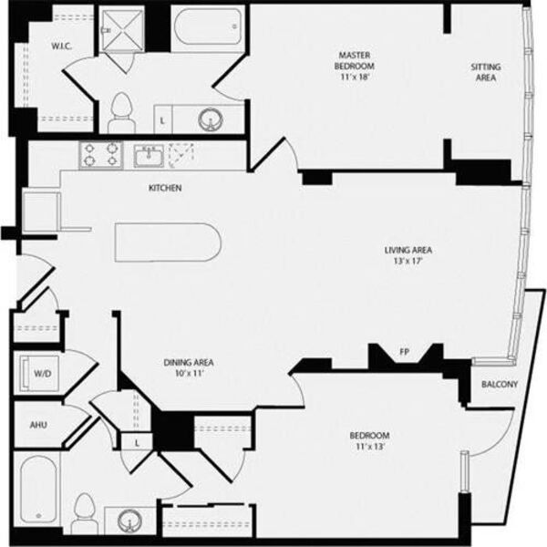 2 Bedrooms II