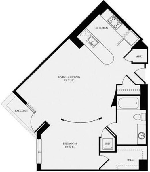 1 Bedroom Q