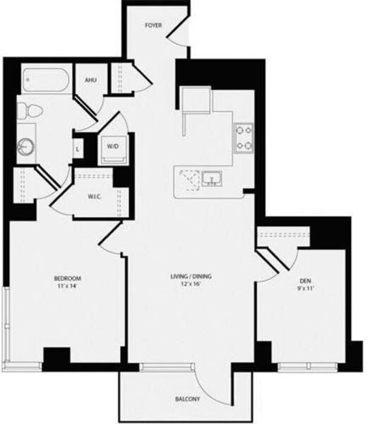 1 Bedroom W
