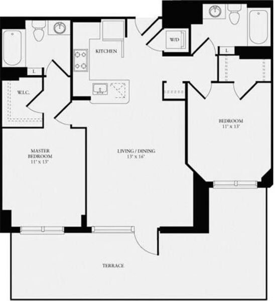 2 Bedrooms A