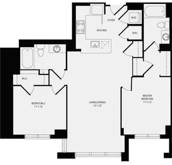 2 Bedrooms E