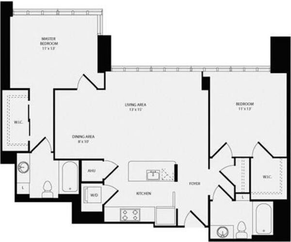 2 Bedrooms J