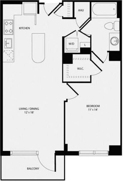 1 Bedroom B