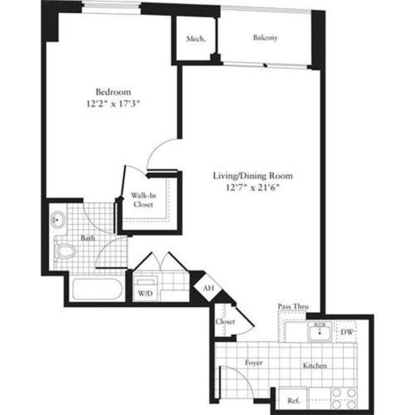 1 Bedroom D